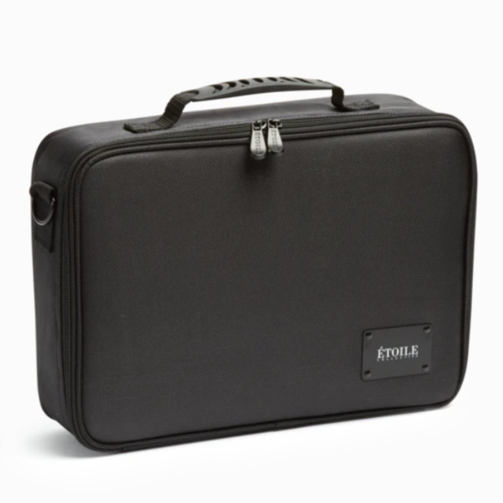 Medium Cosmetic Travel Case: Black